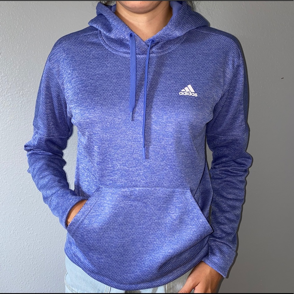 Blue Adidas hoodie